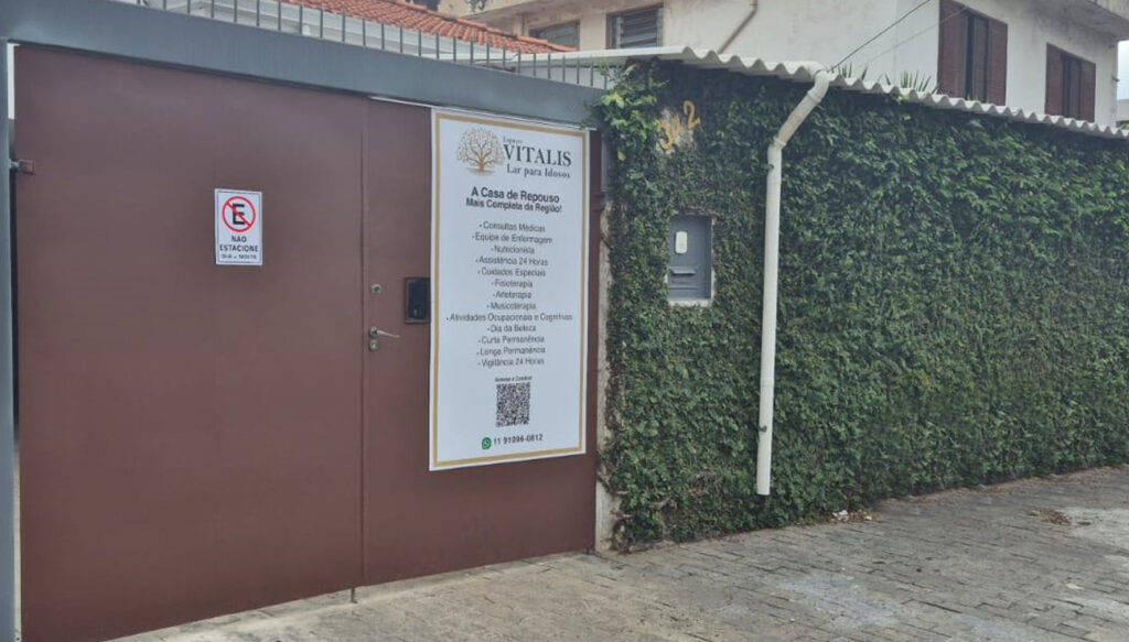 Fachada Casa de Repouso Espaço Vitalis Casa Verde