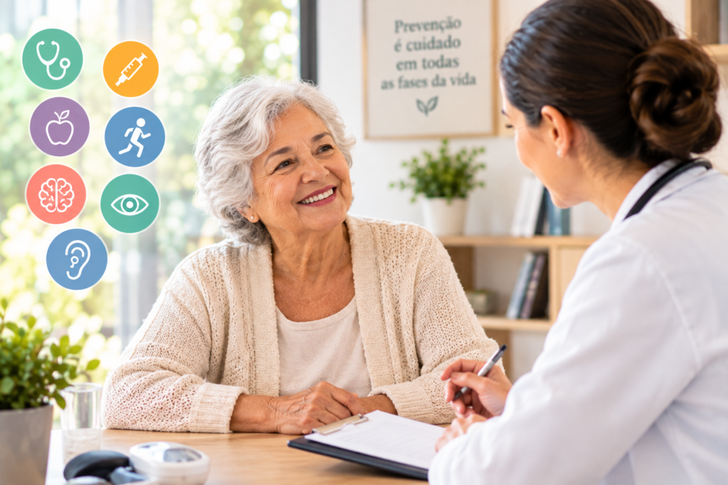 Cuidados preventivos depois dos 60 anos