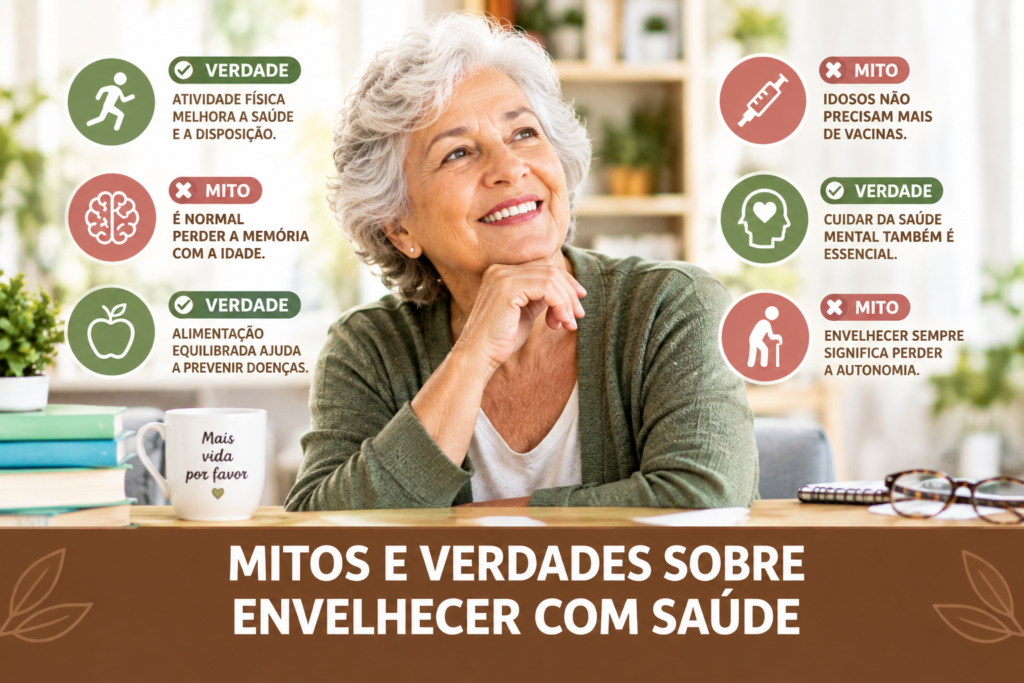 Mitos e verdades sobre envelhecer com saúde